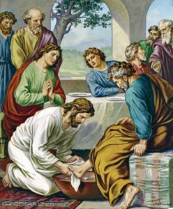Washing of the feet